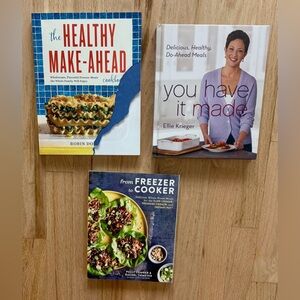 Healthy Cookbook Lot – Healthy Make-Ahead, You Have It Made, Freezer to Cooker